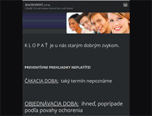 Tablet Screenshot of mackojan.webnode.sk