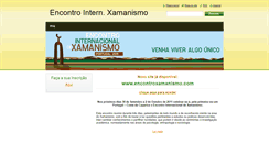 Desktop Screenshot of encontroxamanismo.webnode.com