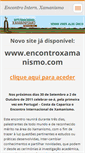 Mobile Screenshot of encontroxamanismo.webnode.com