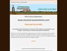 Tablet Screenshot of encontroxamanismo.webnode.com