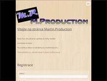Tablet Screenshot of m-production.webnode.cz