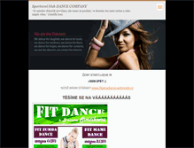Tablet Screenshot of dancecompany.webnode.cz