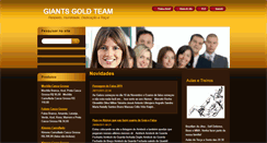 Desktop Screenshot of giantsgoldteam.webnode.com.br