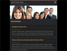 Tablet Screenshot of giantsgoldteam.webnode.com.br