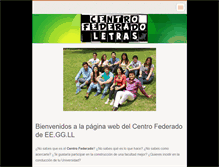 Tablet Screenshot of centrofederadoletras.webnode.es