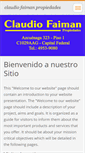 Mobile Screenshot of claudiofaimanpropiedades.webnode.com
