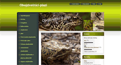Desktop Screenshot of obojzivelnici-plazi.webnode.cz