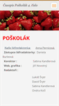 Mobile Screenshot of poskolakmsec.webnode.cz