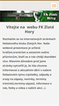 Mobile Screenshot of fkzlatehory.webnode.cz
