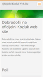 Mobile Screenshot of kozluk.webnode.com