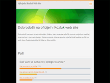 Tablet Screenshot of kozluk.webnode.com