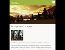 Tablet Screenshot of braveheart.webnode.sk