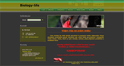 Desktop Screenshot of biology-life.webnode.cz