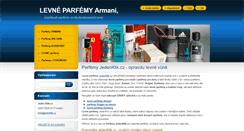 Desktop Screenshot of levneparfemy-online.webnode.cz