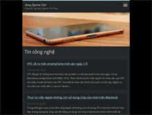 Tablet Screenshot of congdongsony.webnode.vn