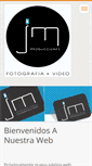Mobile Screenshot of jymproducciones.webnode.es
