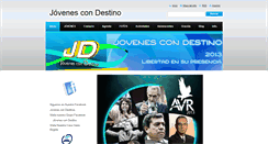 Desktop Screenshot of jovenescondestinolavilla.webnode.com.ve