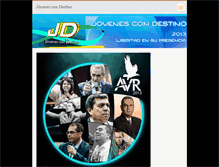 Tablet Screenshot of jovenescondestinolavilla.webnode.com.ve