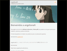 Tablet Screenshot of angeltonalli.webnode.es