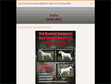 Tablet Screenshot of 3rd-central-european-bullterrie.webnode.hu