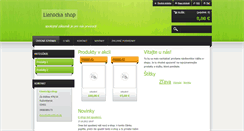 Desktop Screenshot of lienocka.webnode.sk