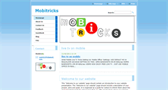 Desktop Screenshot of mobitricks.webnode.com