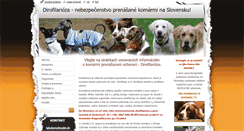 Desktop Screenshot of dirofilarioza.webnode.sk