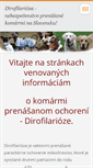 Mobile Screenshot of dirofilarioza.webnode.sk