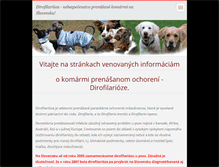 Tablet Screenshot of dirofilarioza.webnode.sk