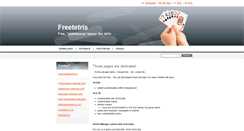 Desktop Screenshot of freetetris.webnode.com