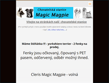 Tablet Screenshot of magicmagpie.webnode.cz