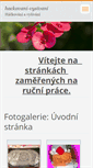 Mobile Screenshot of hackovani-vysivani.webnode.cz