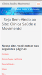 Mobile Screenshot of clinica-saudeemovimento.webnode.com