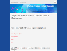 Tablet Screenshot of clinica-saudeemovimento.webnode.com
