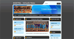 Desktop Screenshot of basketbal-hermanuv-mestec.webnode.cz