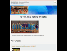 Tablet Screenshot of basketbal-hermanuv-mestec.webnode.cz