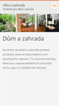 Mobile Screenshot of dum-a-zahrada.webnode.cz
