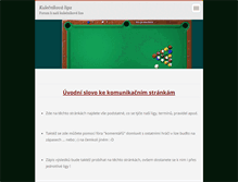 Tablet Screenshot of kulecnikovaliga.webnode.cz