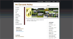 Desktop Screenshot of cervene-pecky.webnode.cz