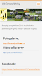Mobile Screenshot of cervene-pecky.webnode.cz