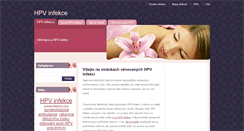 Desktop Screenshot of hpvinfekce.webnode.cz