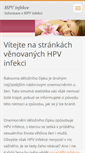 Mobile Screenshot of hpvinfekce.webnode.cz