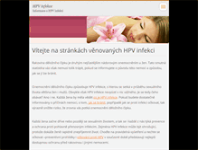Tablet Screenshot of hpvinfekce.webnode.cz