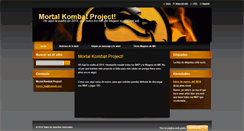 Desktop Screenshot of mortalkombatproject.webnode.es