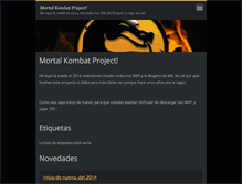 Tablet Screenshot of mortalkombatproject.webnode.es