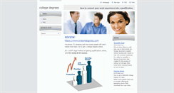 Desktop Screenshot of college-degrees.webnode.com