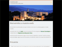 Tablet Screenshot of desdelmirador.webnode.es