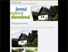 Tablet Screenshot of chalupaveronika.webnode.cz