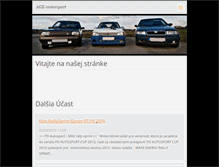 Tablet Screenshot of age-motorsport.webnode.sk