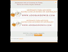 Tablet Screenshot of adorando.webnode.com.br